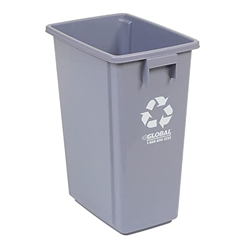 Global Industrial Recycling Container – Gray 15 Gallon 12″ W X 18″ D X 24″ H