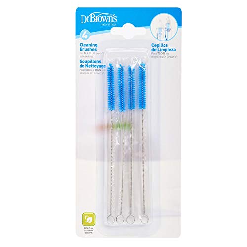 Dr. Brown’s Natural Flow Cleaning Brush- Assorted Color(4-Count/Single Pack)