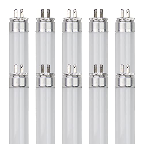 Sunlite 05061-SU F8T5/DL 8-Watt T5 Linear Fluorescent Light Bulb with Mini Bi Pin Base, 6500K, 10-Pack