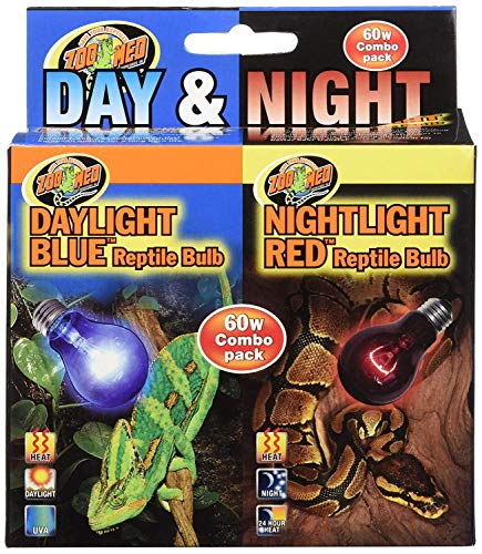 Zoo Med Day Night Reptile Bulbs (60 watts) Combo Pack