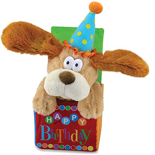12″ Flappy Birthday Animated Plush Puppy Dog Singing “Happy Birthday”