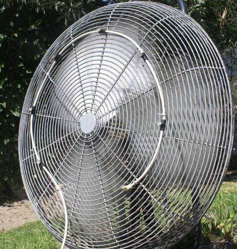 7 Nozzle Fan Mister for 36″ Fan Outdoor Cooling. Fan not Included