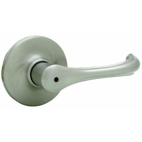 Weiser Lever Lock Privacy Elements Alfini Satin Nickel Right Handed
