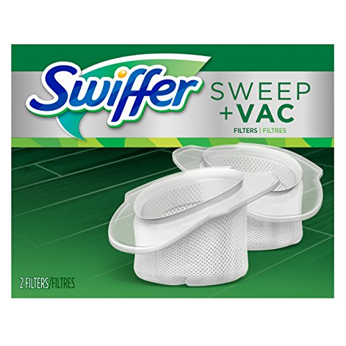 Swiffer Sweep and Vac Vacuum Replacement Filters, 2 Count (Pack of 8)