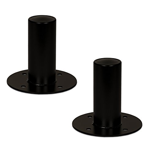 Goldwood Speaker Stand Top Hat 2 Speaker Cabinet Pole Mount Black (TH45)