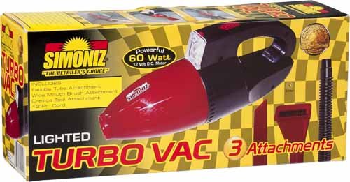 Simoniz RD200-6 Hand Held Turbo Vac Car Vacuum