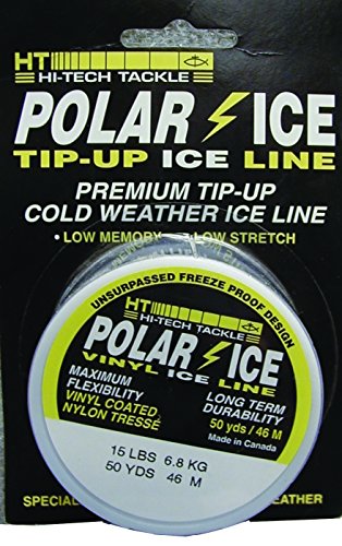 HT Enterprise TL-25 Polar Ice Line 25# Test 25 Yds. Vinyl Coated Premium, Multi
