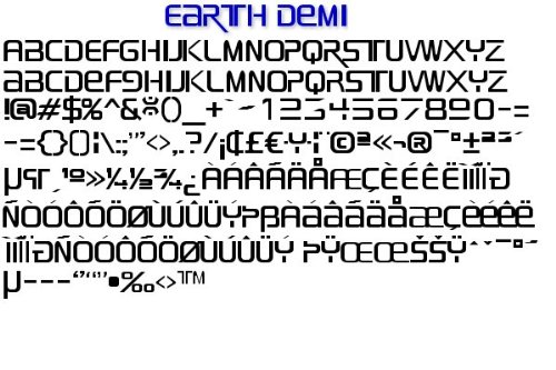 Earth Font Set | The Storepaperoomates Retail Market - Fast Affordable Shopping