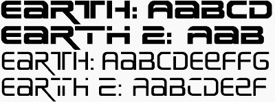 Earth Font Set | The Storepaperoomates Retail Market - Fast Affordable Shopping