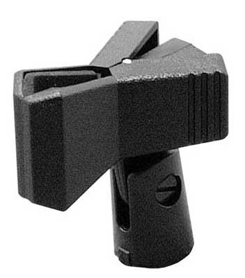 On-Stage MY200 Plastic Clothespin-Style Microphone Clip, Black