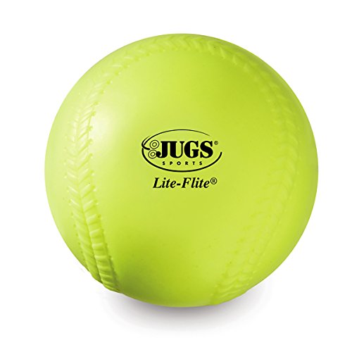Jugs 12-inch Yellow Lite-Flite Practice Softballs (One Dozen)