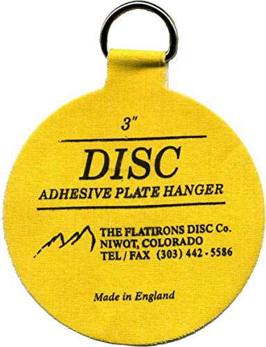 Flatirons Disc Adhesive Medium Plate Hanger Set (4-3 Inch Hangers)