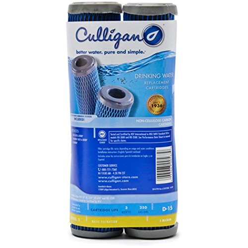 Culligan 1019061 Taste and Odor Filter, (Pack of 2)