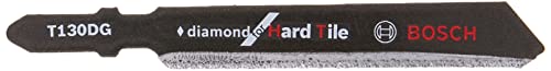 BOSCH T130DG 1-Piece 3-1/4 In. 30 Grit Diamond for Hard Tile T-Shank Jig Saw Blades