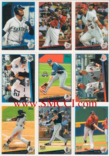 2009 Topps Traded Baseball Updates and Highlights Series Complete Mint Hand Collated 330 Card Set