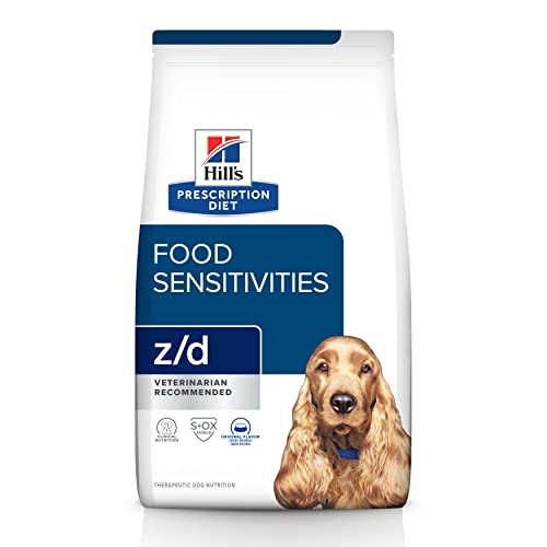 Hill’s Prescription Diet z/d Skin/Food Sensitivities Dry Dog Food, Veterinary Diet, 25 lb. Bag
