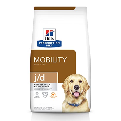 Hill’s Prescription Diet j/d Joint Care Chicken Flavor Dry Dog Food, Veterinary Diet, 27.5 lb. Bag