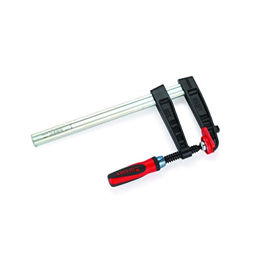 BESSEY TG5.512+2K Clamp, woodworking, F-style, 2K handle, replaceable pads, 5.5 In. x 12 In., 1320 lb