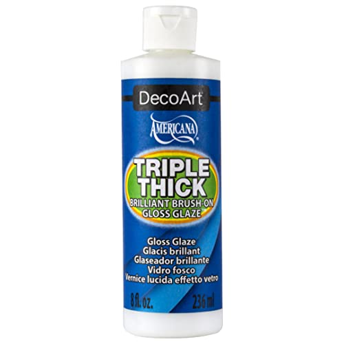 DecoArt Triple Thick Gloss Glaz, 8 fl oz Bottle