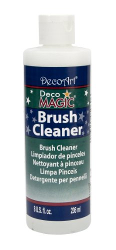 DecoArt DS3-9 DecoMagic Brush Cleaner, 8-Ounce, DecoMagic Brush Cleaner