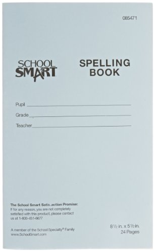 School Smart – 85471 Blank 24 Page Spelling Books, 5-1/2″ W x 8-1/2″ L (Pack of 48)