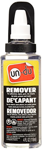 un-du Original Formula Sticker, Tape and Label Remover (Cannot Be Sold in California) – 4 Ounce
