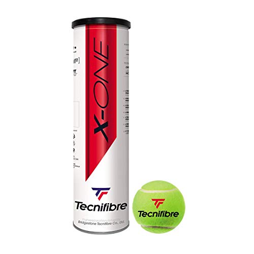 Tecnifibre X-One Tennis Balls 4 Ball Can ITF FFT FIT Approved