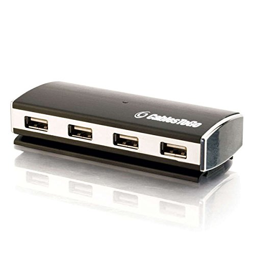 C2G 29508 4 Port USB Hub for Laptop Use, Silver