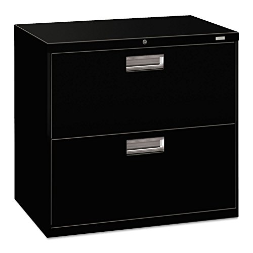 HON – 600 Series Two-Drawer Lateral File, 30w x 19-1/4d, Black 672LP (DMi EA