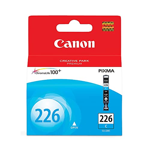 Canon CLI-226 CYAN Compatible to iP4820,iP4920,iX6520,MG5120 CANON EXCLUSIVE,MG5320,MG5520,MG8120/MG6120,MG8220/MG6220,MX882,MX892/MX472 Printers