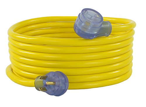 Conntek 14368-50, 30 Amp RV Extension Cord, Yellow (50-Feet)