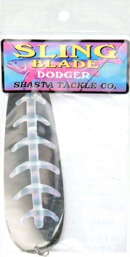 Shasta Tackle SBNS 3121 Fishing Lures Sling Blade, #3, Nickel Silver