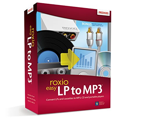 Roxio Easy LP to MP3 | LP and Cassette to CD or MP3 Audio Converter [PC Disc]