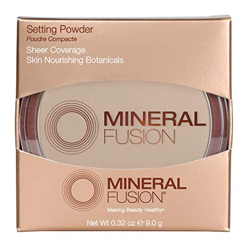 Mineral Fusion Setting Powder, Hypoallergenic, Paraben Free, 0.32 Ounce (Packaging May Vary)