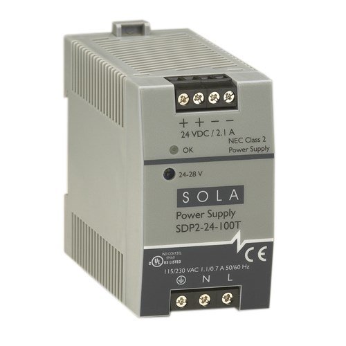 Sola/Hevi-Duty SDP2-12-100T DC Power Supply, 10-12 VDC, 3-2.5 Amp, 43-67 Hz