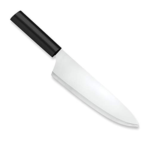 Rada Cutlery French Chef Knife Stainless Steel Blade Resin Made in USA, 13 Inch, Black Handle