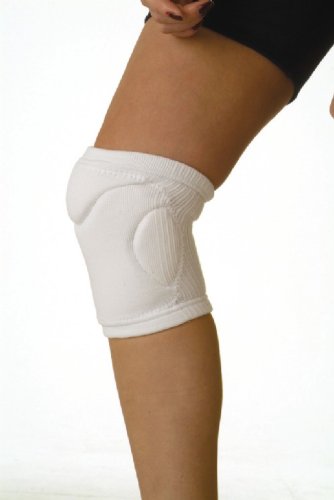 SafeTGard White Deluxe Volleyball Knee Pad (Senior Size)