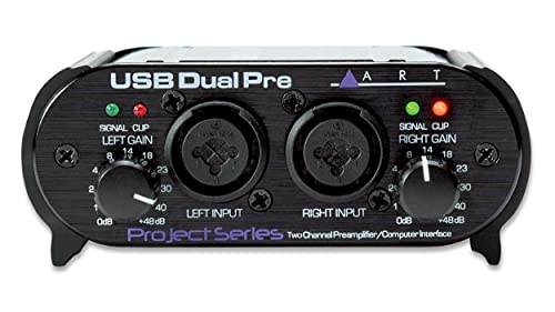 ART USB Dual Pre Two Channel Preamplifier/Computer Interface (USBDUALPREPS)
