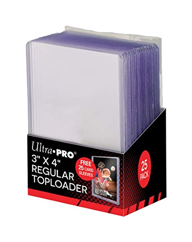 Ultra Pro 3×4 Top Loaders 100 ct Plus 100 Free Card Sleeve Promo Pack (1 Pack)