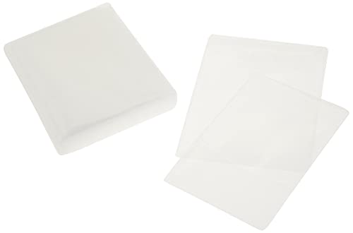 Atlantic 25 Pack Movie Sleeves – Clear Sleeve hold two discs each, Protects Discs Against Scratches and Dust