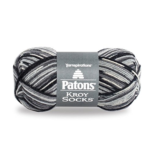 Patons Kroy Socks Yarn – 1.75 oz – Slate Jacquard – For Crochet, Knitting & Crafting | The Storepaperoomates Retail Market - Fast Affordable Shopping