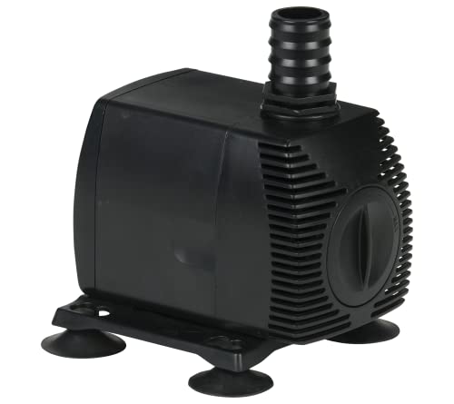 Little Giant PES-700-PW 115-Volt, 725 GPH Magnetic Drive Fountain/Pond Pump with 15-Ft. Cord, Black, 566720