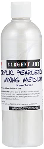 Sargent Art 22-8813 16-Ounce Acrylic Pearlescent Mixing Medium
