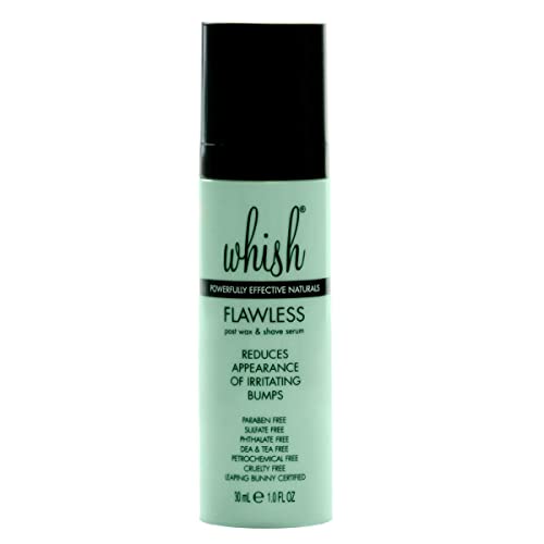 Whish Flawless Post Wax & Shave Serum, 1 Fl Oz After Shave Bottle