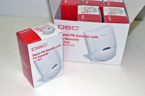 DSC LC-100-PI-6PK PIR Detector With Pet Immunity 9.6 – 16 Volt DC