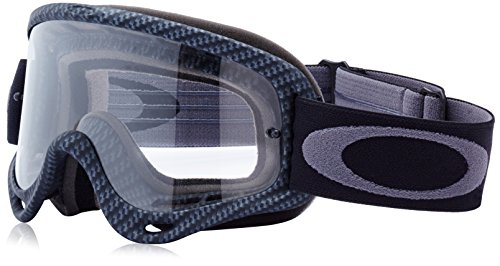 Oakley O-Frame Graphic Frame MX Goggles (True Carbon Fiber/Clear Lens, One Size)