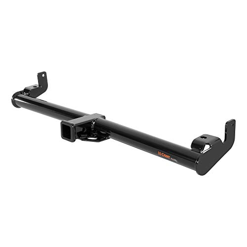 CURT 13430 Class 3 Trailer Hitch, 2-Inch Receiver, Round Tube Frame, Fits Select Jeep Wrangler TJ