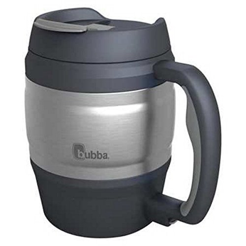 Bubba 52 oz. Insulated Travel Mug (Stainless Steel and Classic Black)