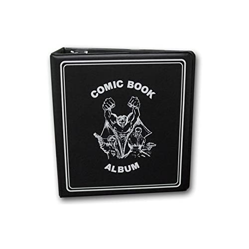 BCW 3 Inch D Ring Comic Book Collecting Album (Single) Binder – Black