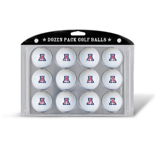 Team Golf NCAA Dozen Regulation Size Golf Balls, 12 Pack, Full Color Durable Team Imprint, Arizona Wildcats